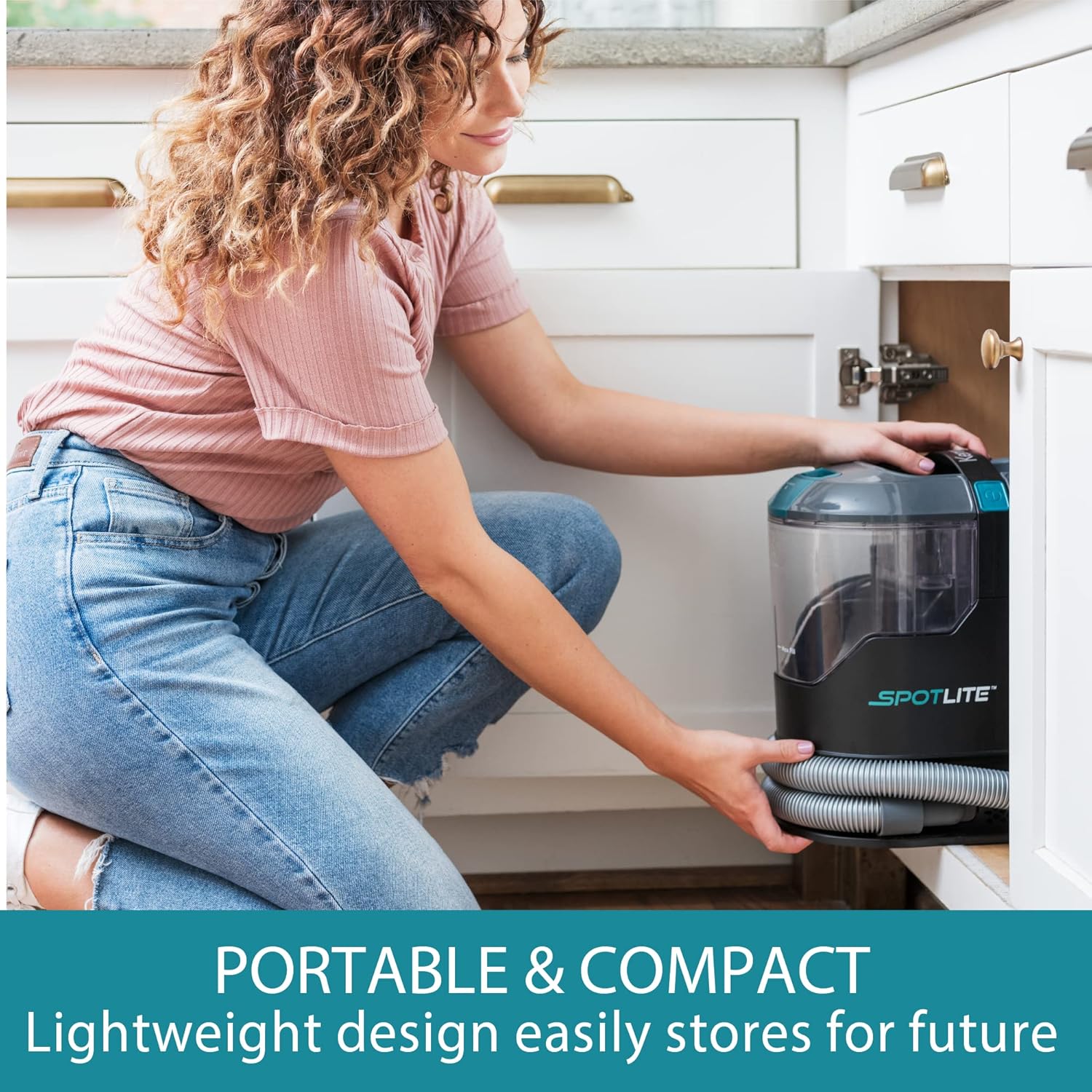 Kenmore KW2001 SpotLite Portable Carpet Spot Cleaner & Pet Stain Remover, 17Kpa Powerful Suction