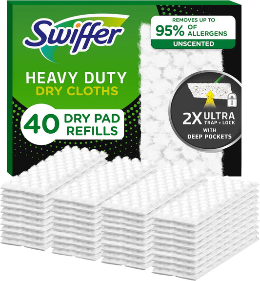 Swiffer Sweeper Mop Pad Refills for Floor Mopping and Cleaning, 20 Count