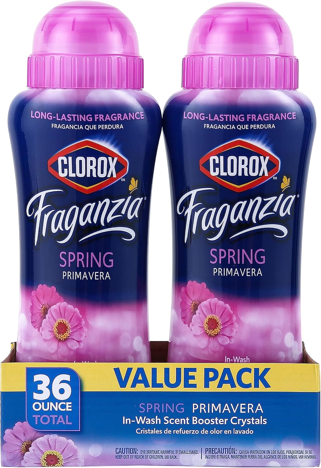 Clorox Fraganzia Laundry Scent Booster Crystals in Spring Scent - Scented In-Wash Freshener Beads