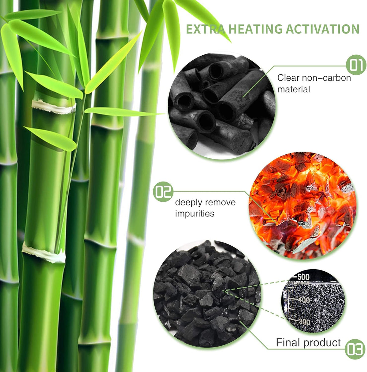 8 Pack Bamboo Charcoal Air Purifying Bag, Activated Charcoal Bags Odor Absorber, Moisture Absorber