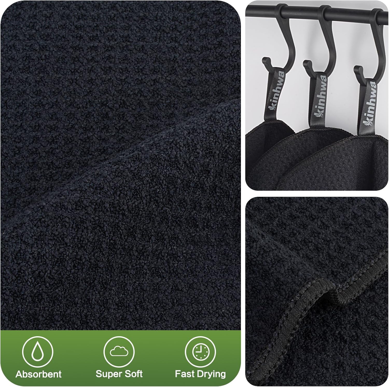 KinHwa Dish Cloths for Washing Dishes Kitchen Towels Microfiber Dish Towels for Kitchen Dish Towels