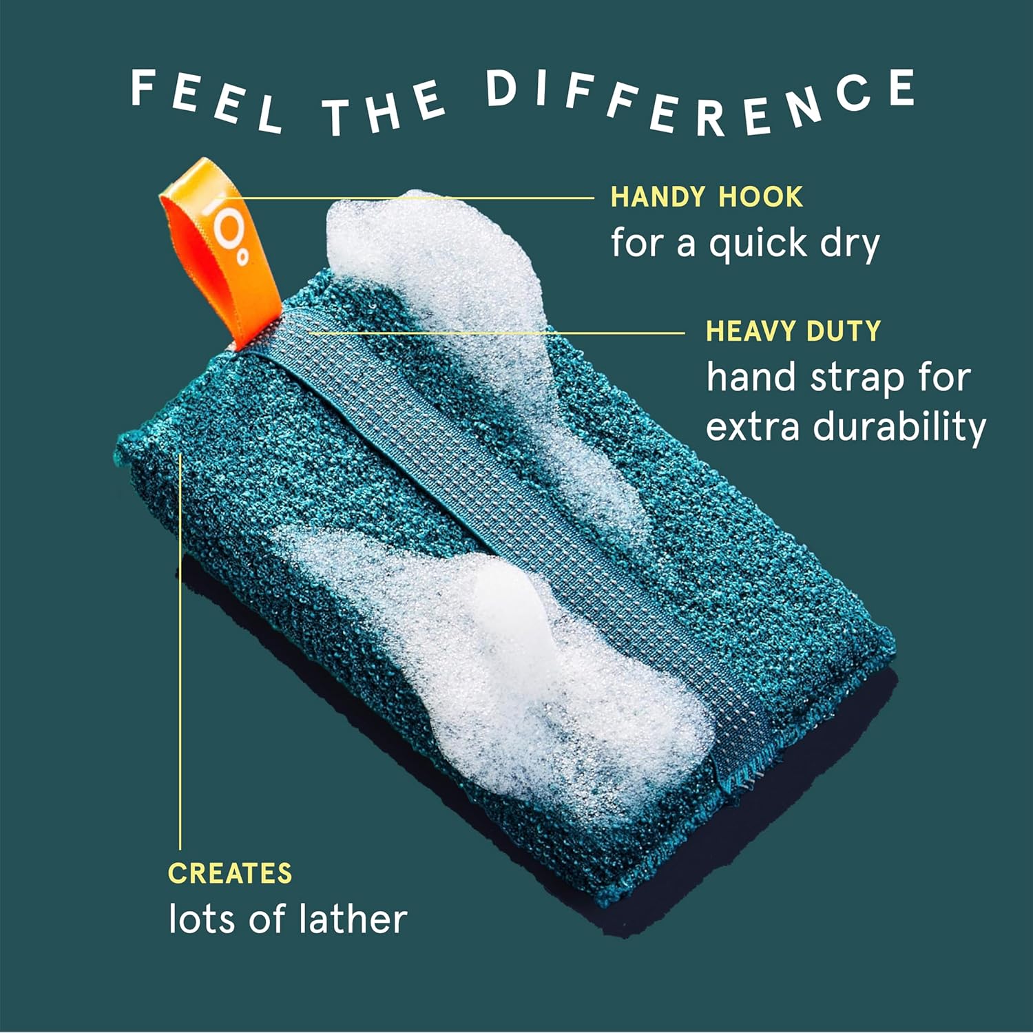 Cleanlogic Sport Exfoliating Body Scrubber, Large Exfoliator Tool for Athletes, Daily Skincare