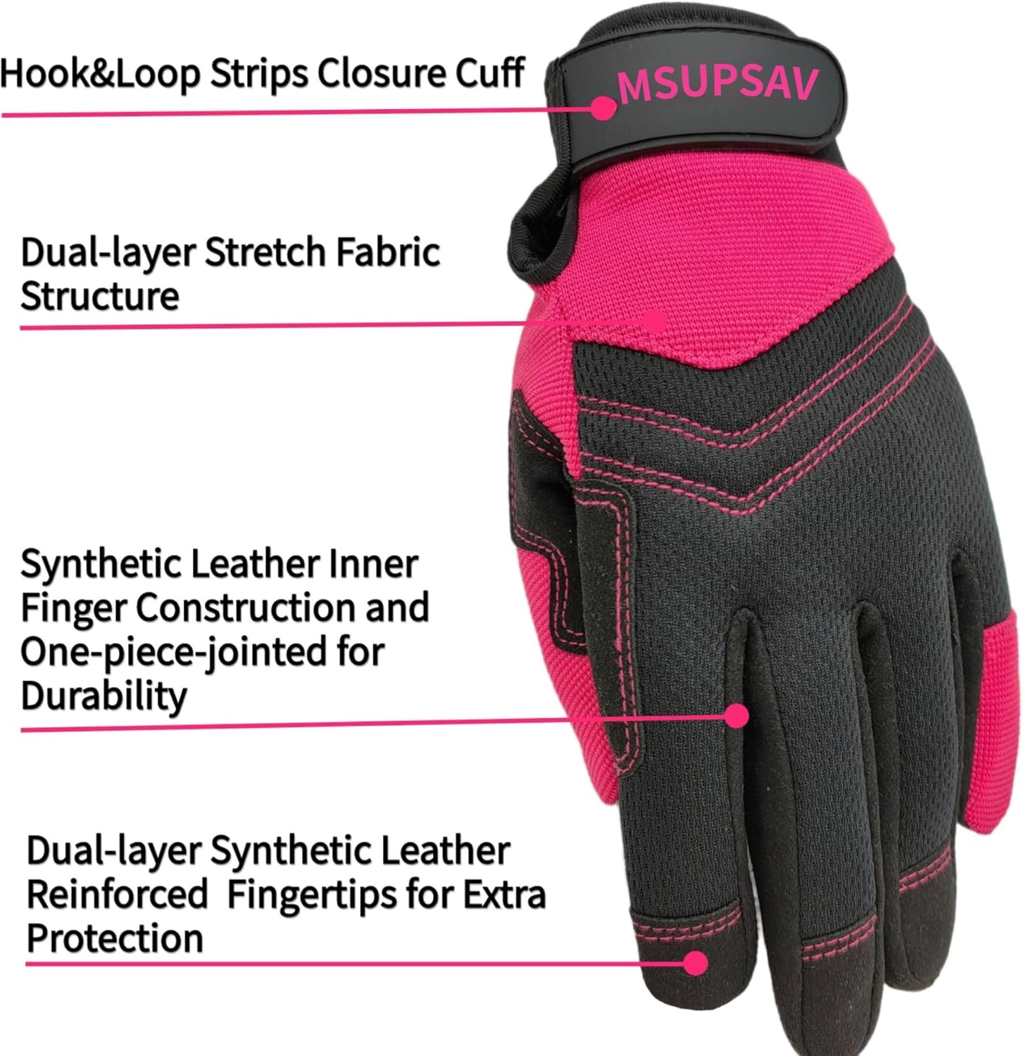 Thorn Proof&Puncture Resistant Gardening Gloves with Grip,Garden Gloves for Women, Leather Work