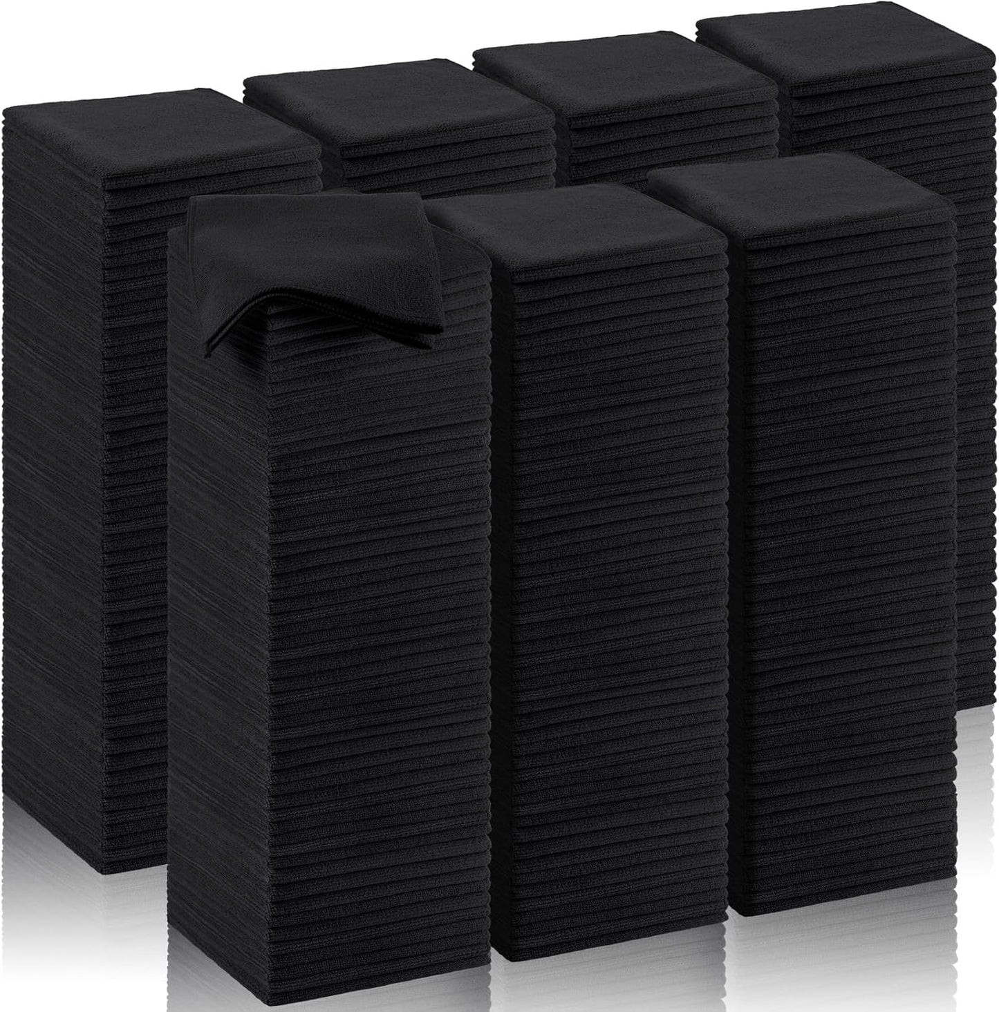 200 Pcs Microfiber Cleaning Cloth 16x16 Inch Microfiber Towels for Car Ultra Absorbent Cleaning