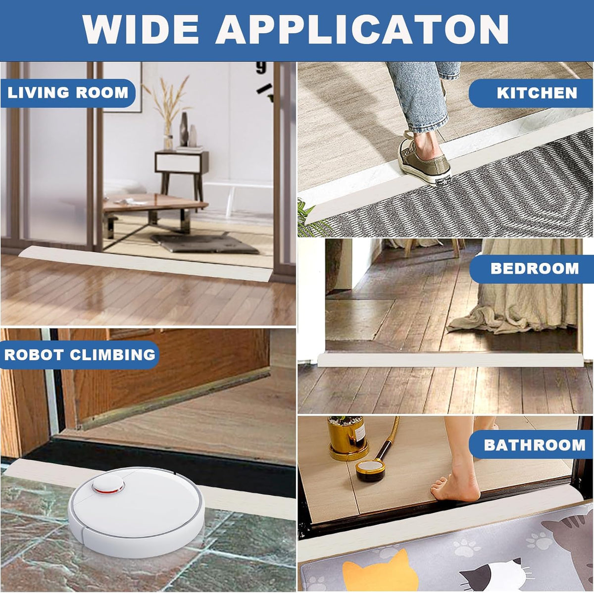 Vinyl Door Threshold Flooring Transition Strip Self Adhesive Carpet Edging Strip for Laminate