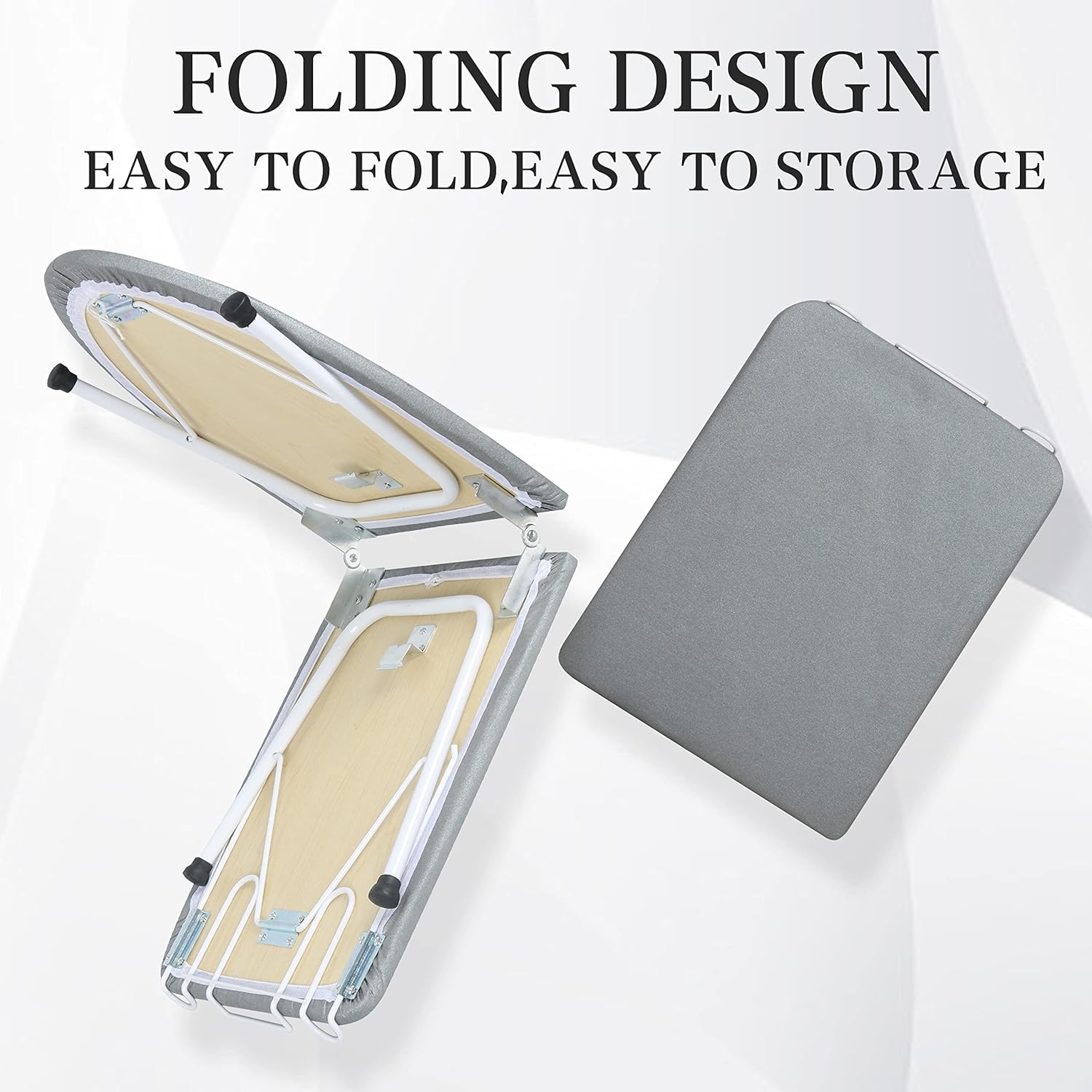 Tabletop Ironing Board,Portable Iron Board with Iron Rest, Foldable Small Ironing Board with Heat