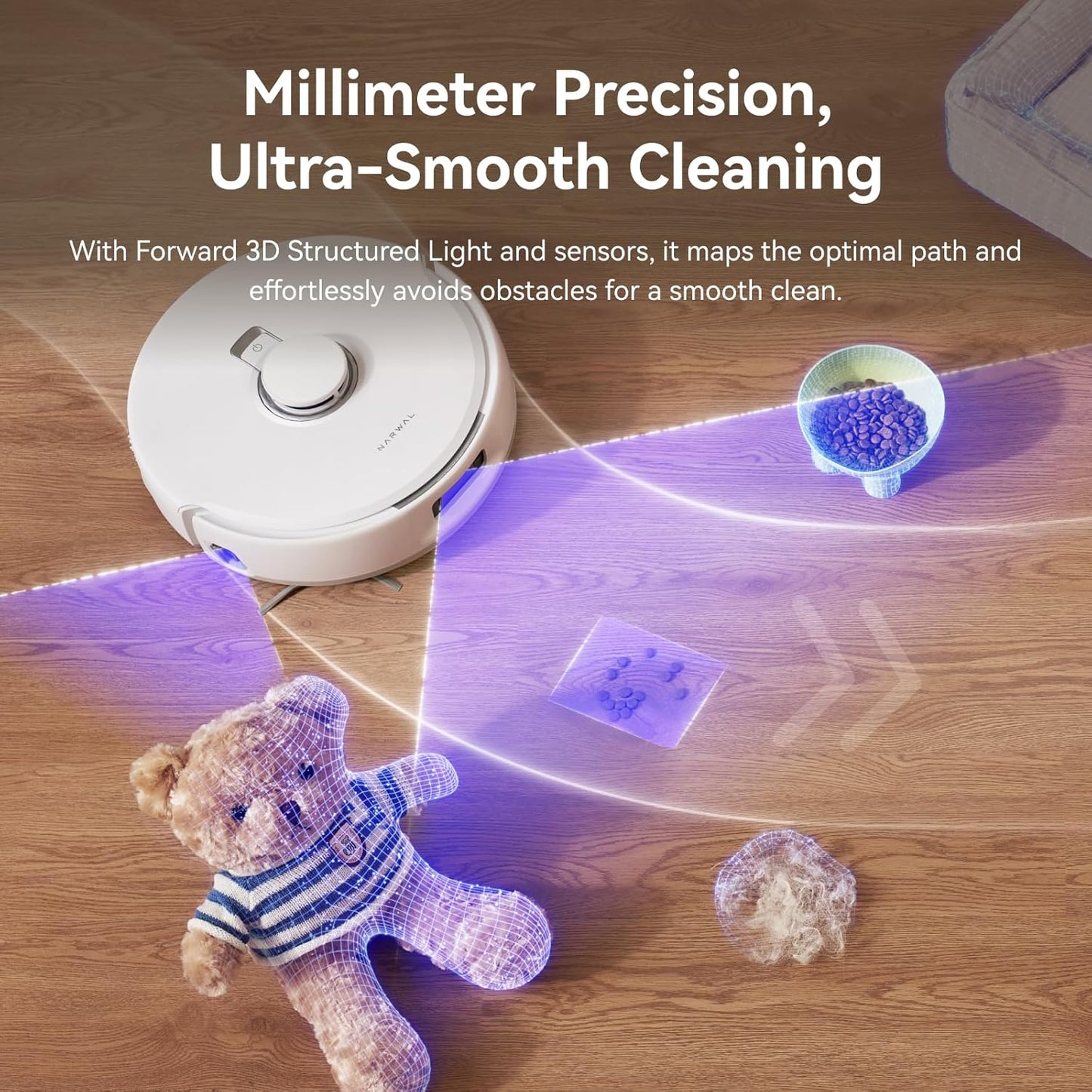 NARWAL Freo X10 Pro Robot Vacuum and Mop Combo, 11,000Pa Suction, DualFlow Tangle-Free System