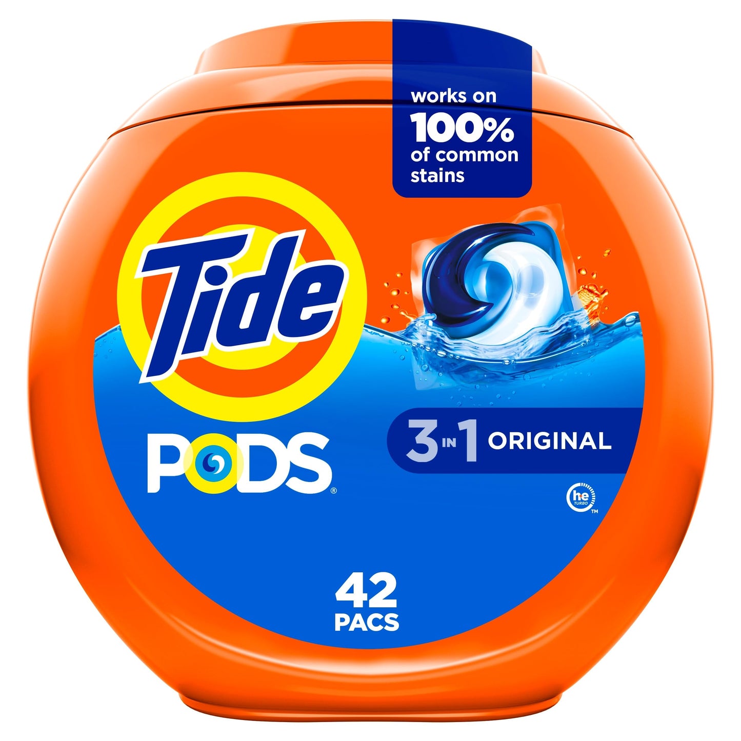 Tide PODS laundry detergent pacs, Color Protector, 42 Count, Original Scent