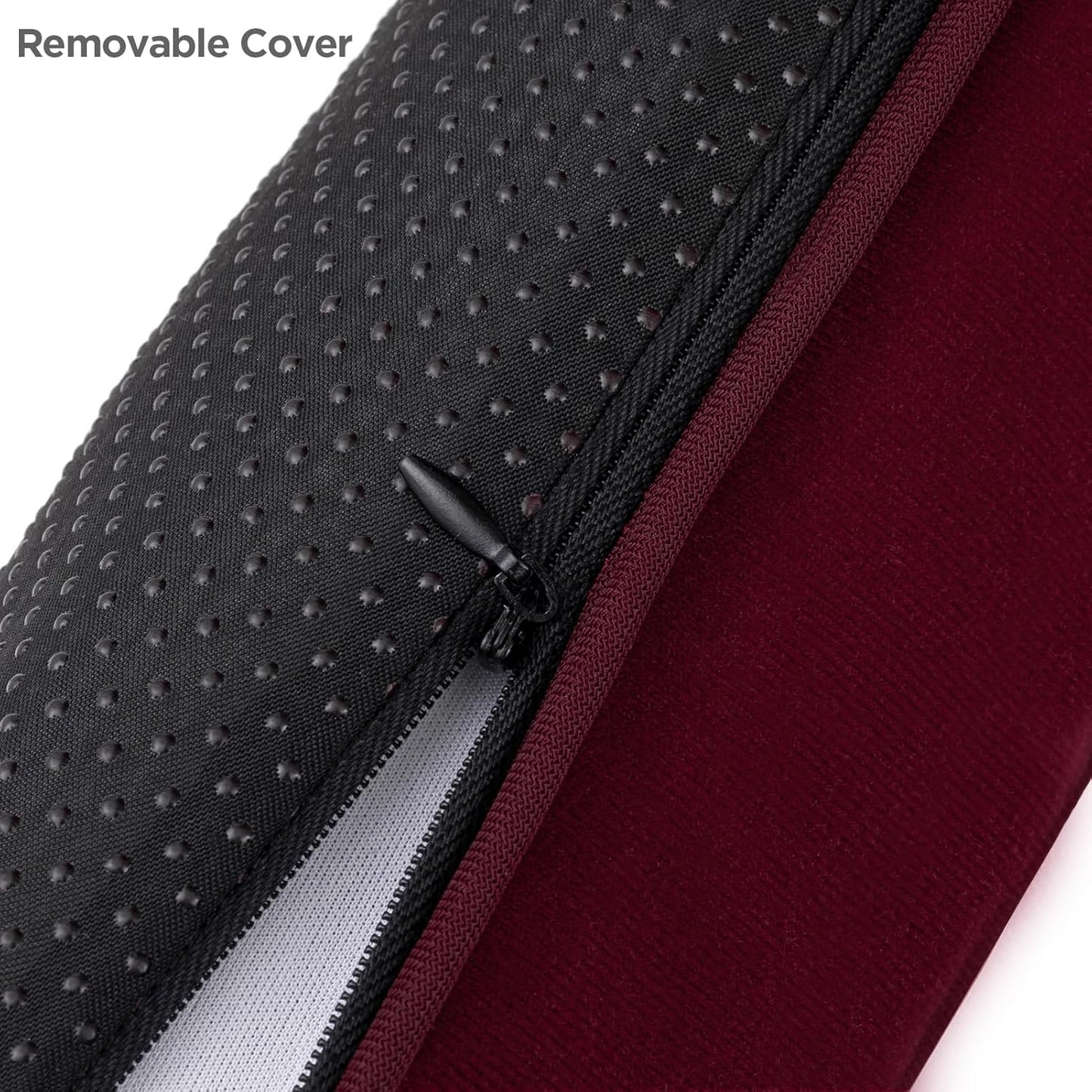 Sunolga 38" Door Draft Stopper Blocks Hot and Cold Air with Removable Washable Cover for Gaps Up to
