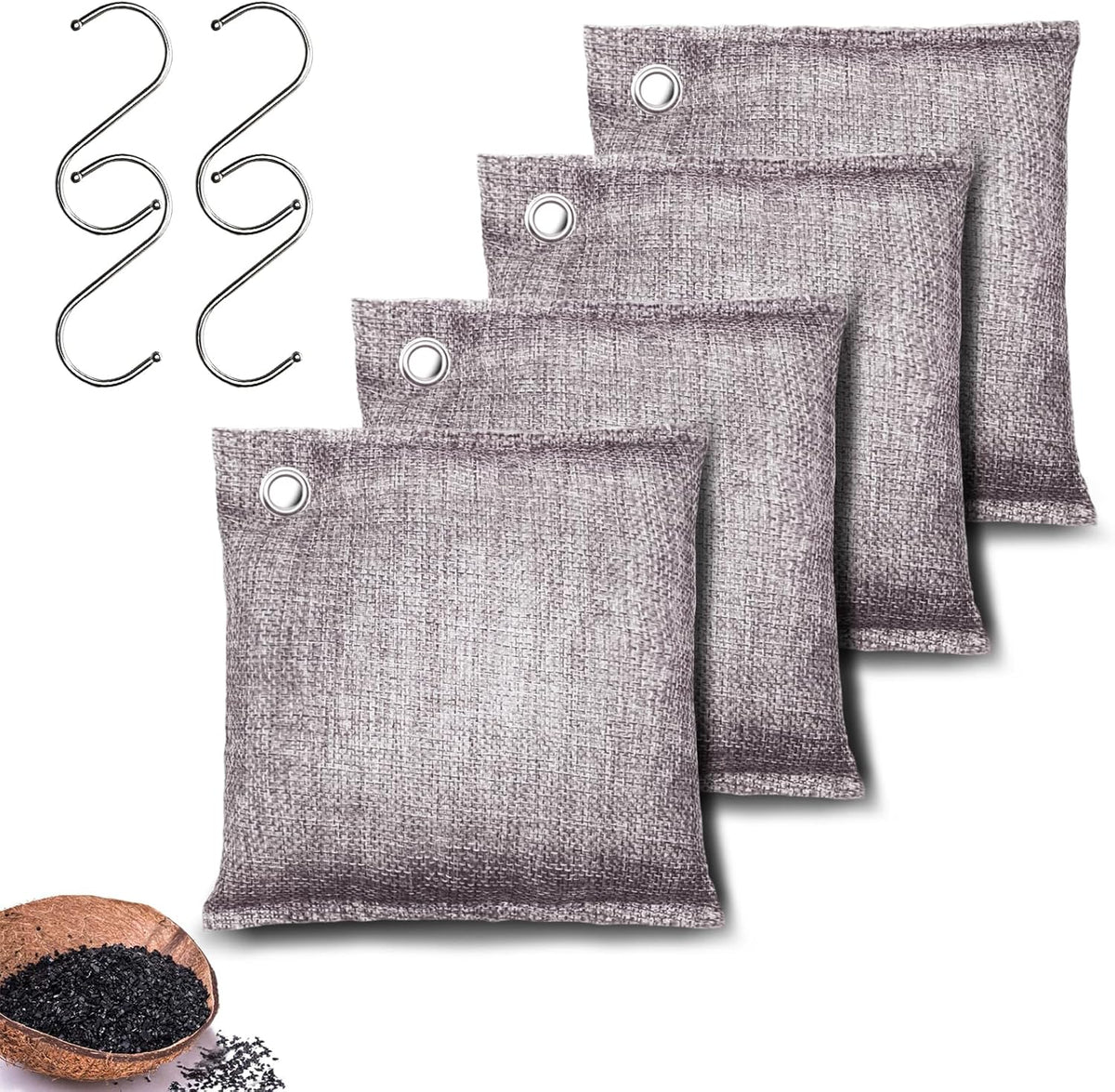 Activated Charcoal Odor Absorber, Odor Eliminator for Strong Odor,Coconut Shell Charcoal Air