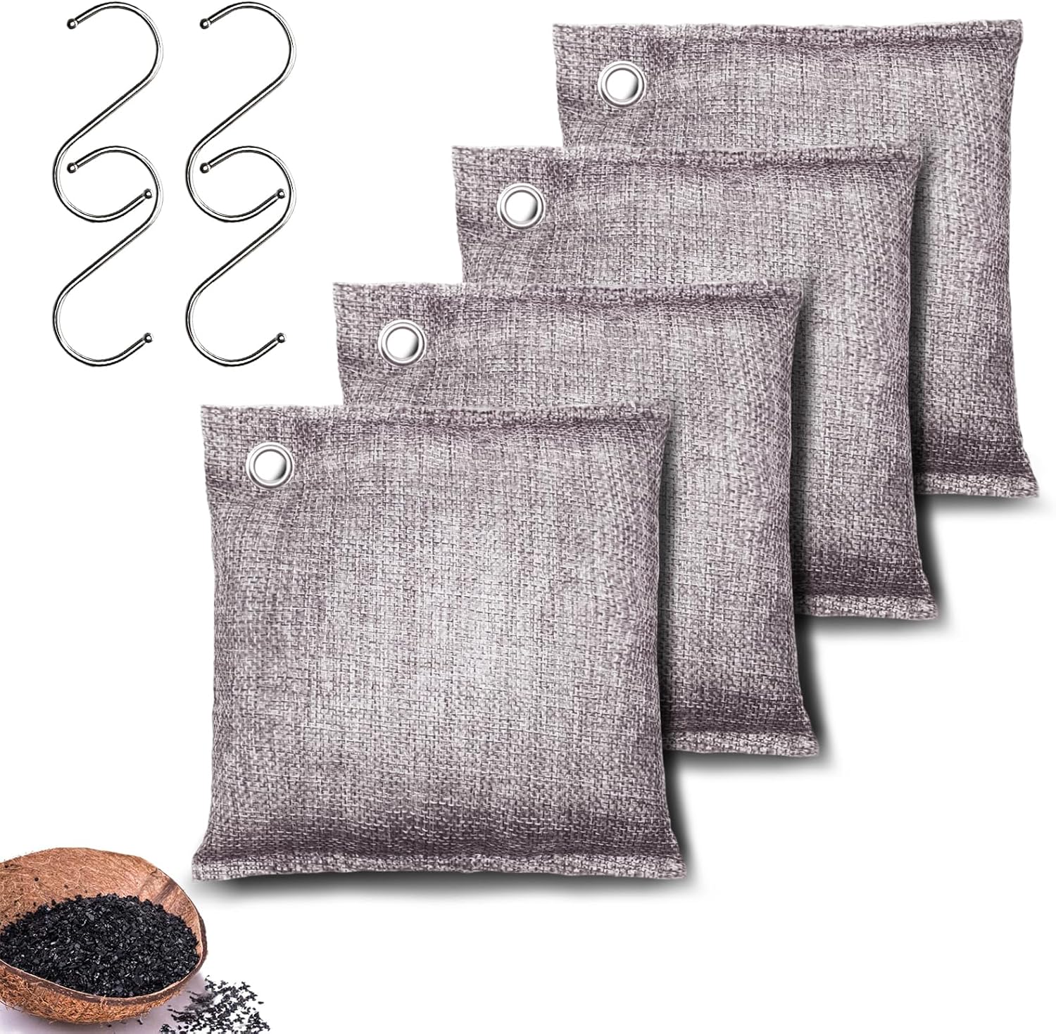 Activated Charcoal Odor Absorber, Odor Eliminator for Strong Odor,Coconut Shell Charcoal Air