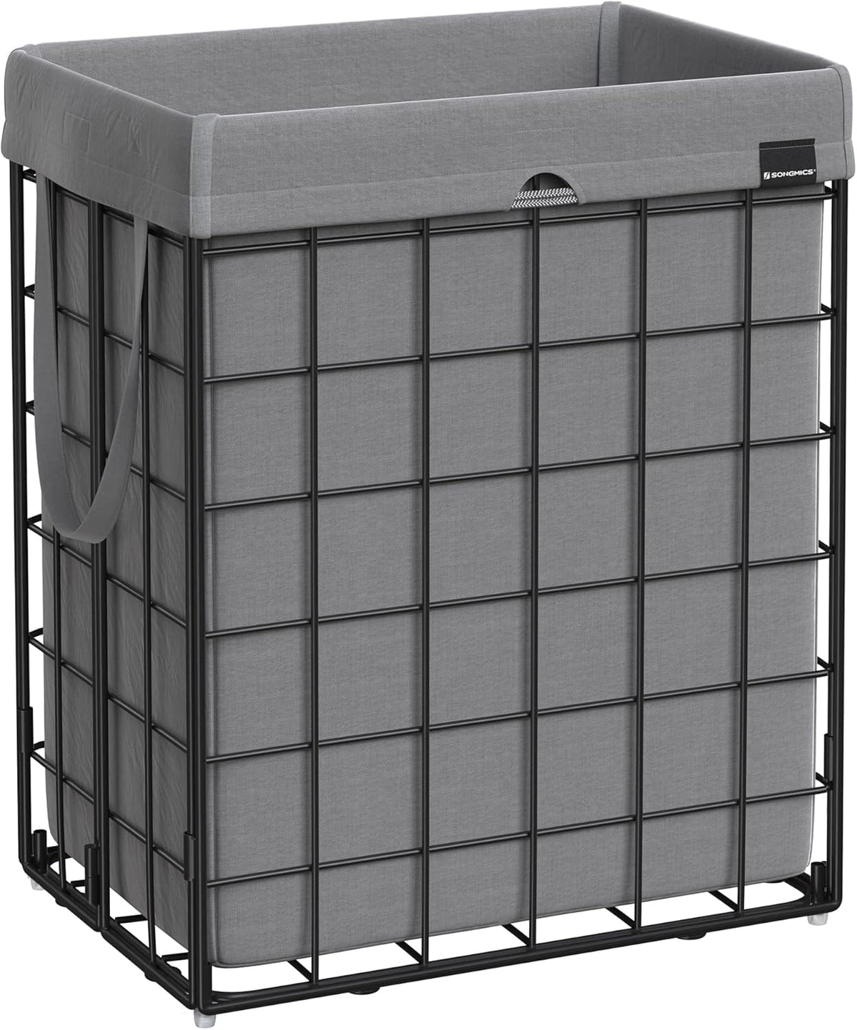SONGMICS Laundry Hamper, 23.8 Gal. (90L) Laundry Basket, Collapsible Clothes Hamper, Removable and