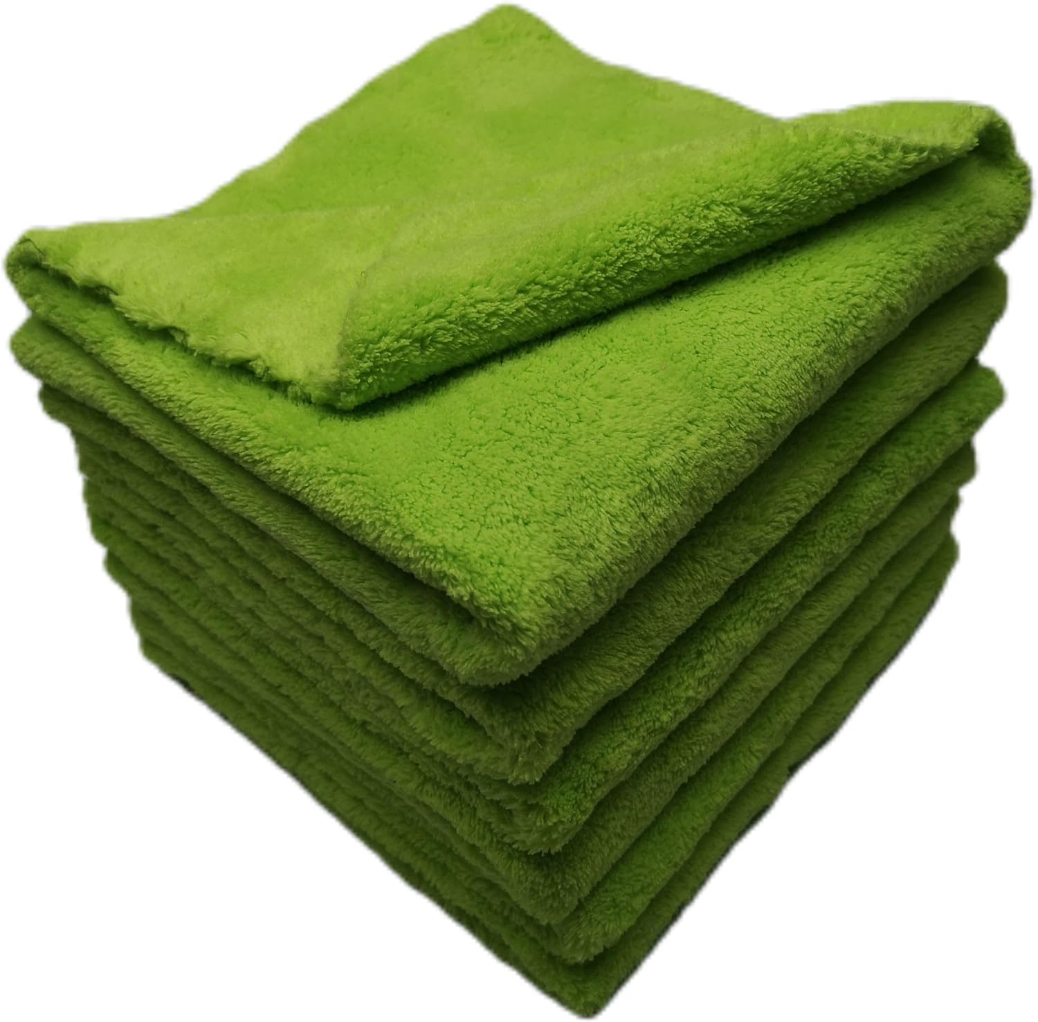 Plush Edgeless Microfiber Towel for Car, Soft Drying Wash Detailing Buffing Polishing Towel,530 GSM
