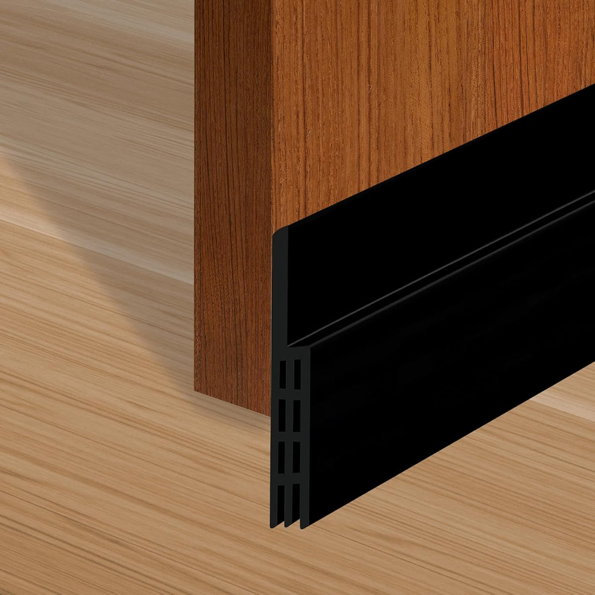 Adhesive Backed Door Draft Stopper – Silicone Under Door Sweep for Interior & Exterior Doors, Noise