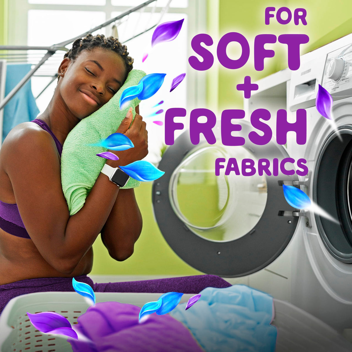 Gain Super Fresh Blast Liquid Odor Defense Fabric Softener, 140 FL OZ 190 Load, Softening Laundry