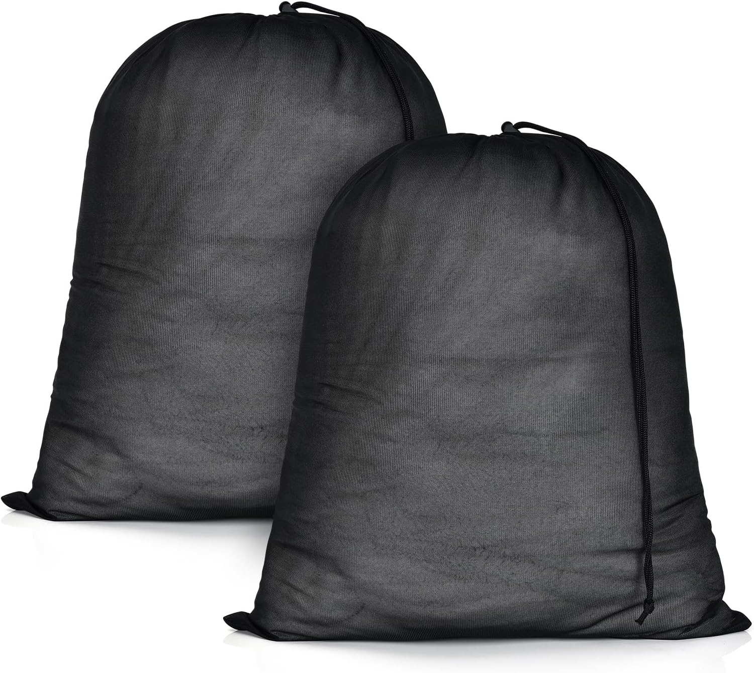 OTraki 20x24 inch Mesh Laundry Bags 2 Pack Fine Mesh Heavy Duty Drawstring Bag Washable Medium Toy