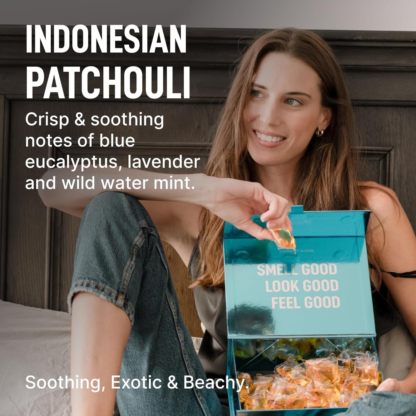 Laundry Sauce - Signature Bundle Indonesian Patchouli, Scented Laundry Detergent Pods & Scent