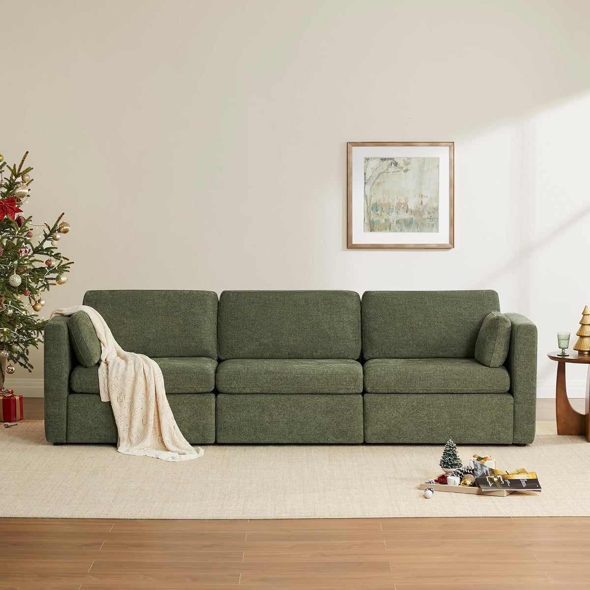 CHITA Oversized Modular Sectional Convertible Fabric Sofa Set, FSC Certified Extra Large Sectional