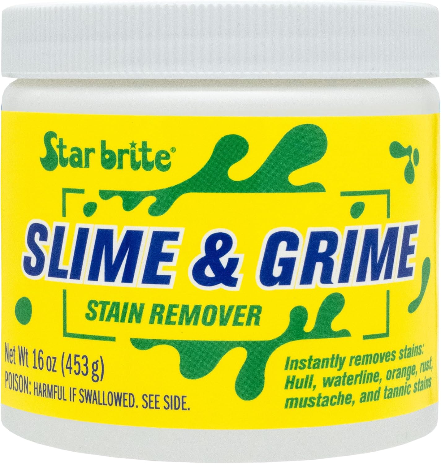 STAR BRITE Slime & Grime Stain Remover - Concentrate Makes 5 Gallons - Remove Tarnish, Rust & Tough