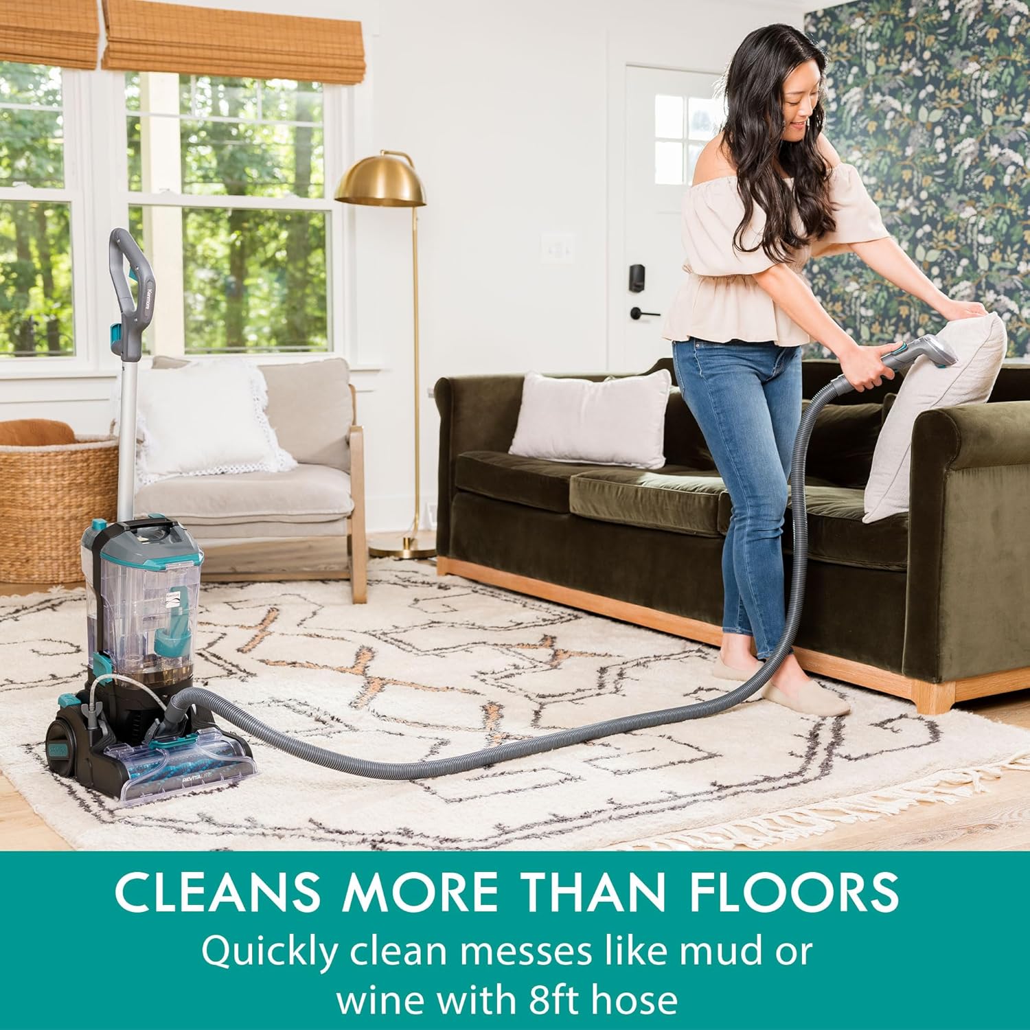 Kenmore KW4070 RevitaLite Pet Portable Carpet Cleaner with High Cleaning Power, 3.2L Clean Tank &
