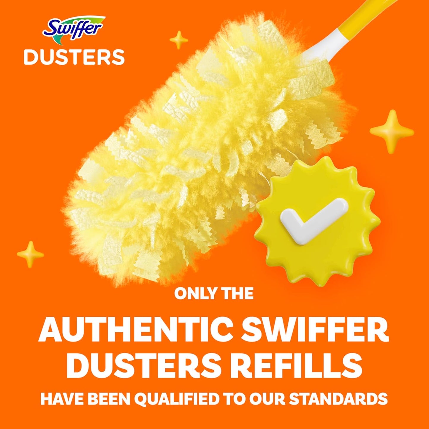 Swiffer Dusters Refill for Cleaning, Feather & Microfiber Duster Disposable Alternative, For