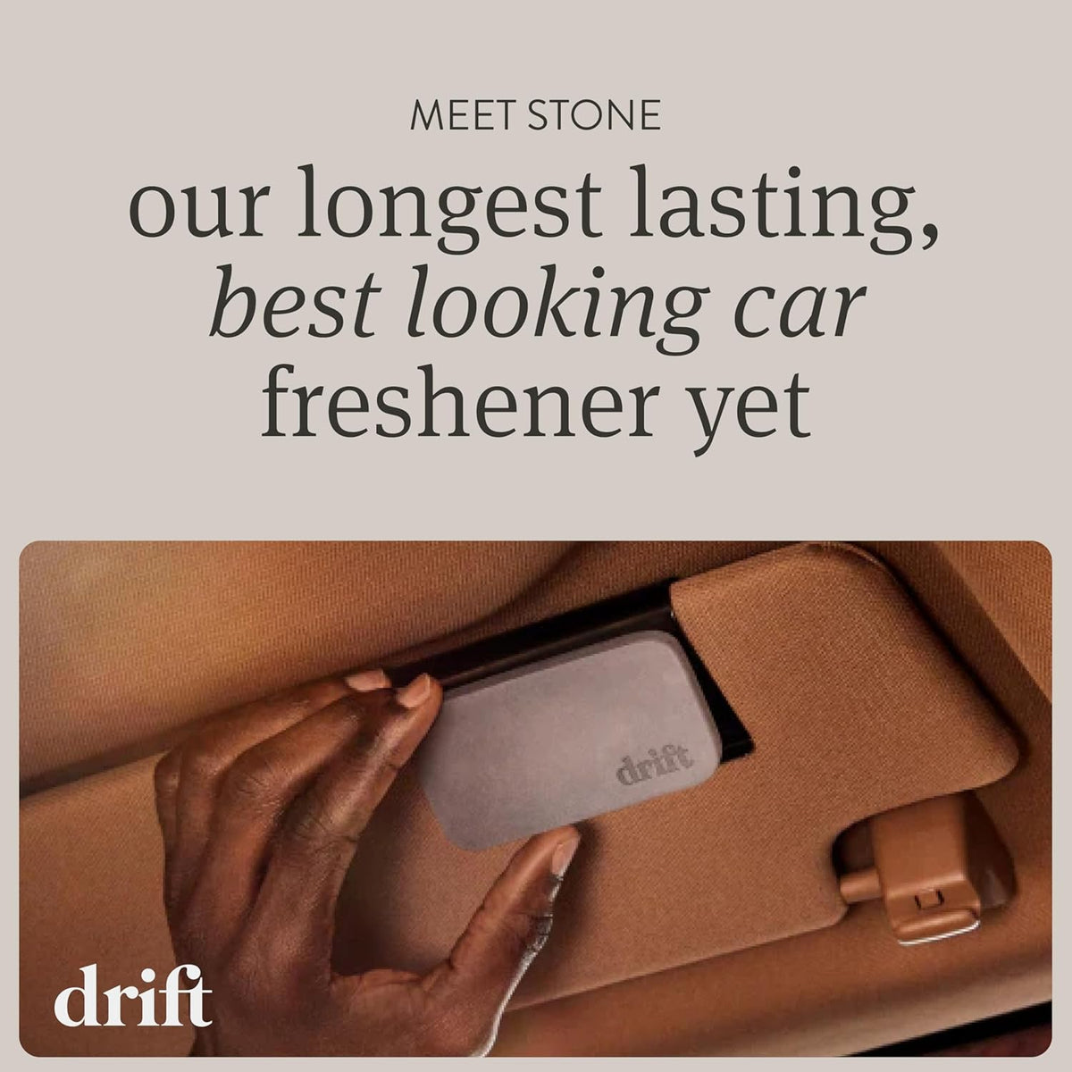 Drift Car Air Freshener - Stone Air Freshener Car Odor Eliminator - Long Lasting Scent - Auto