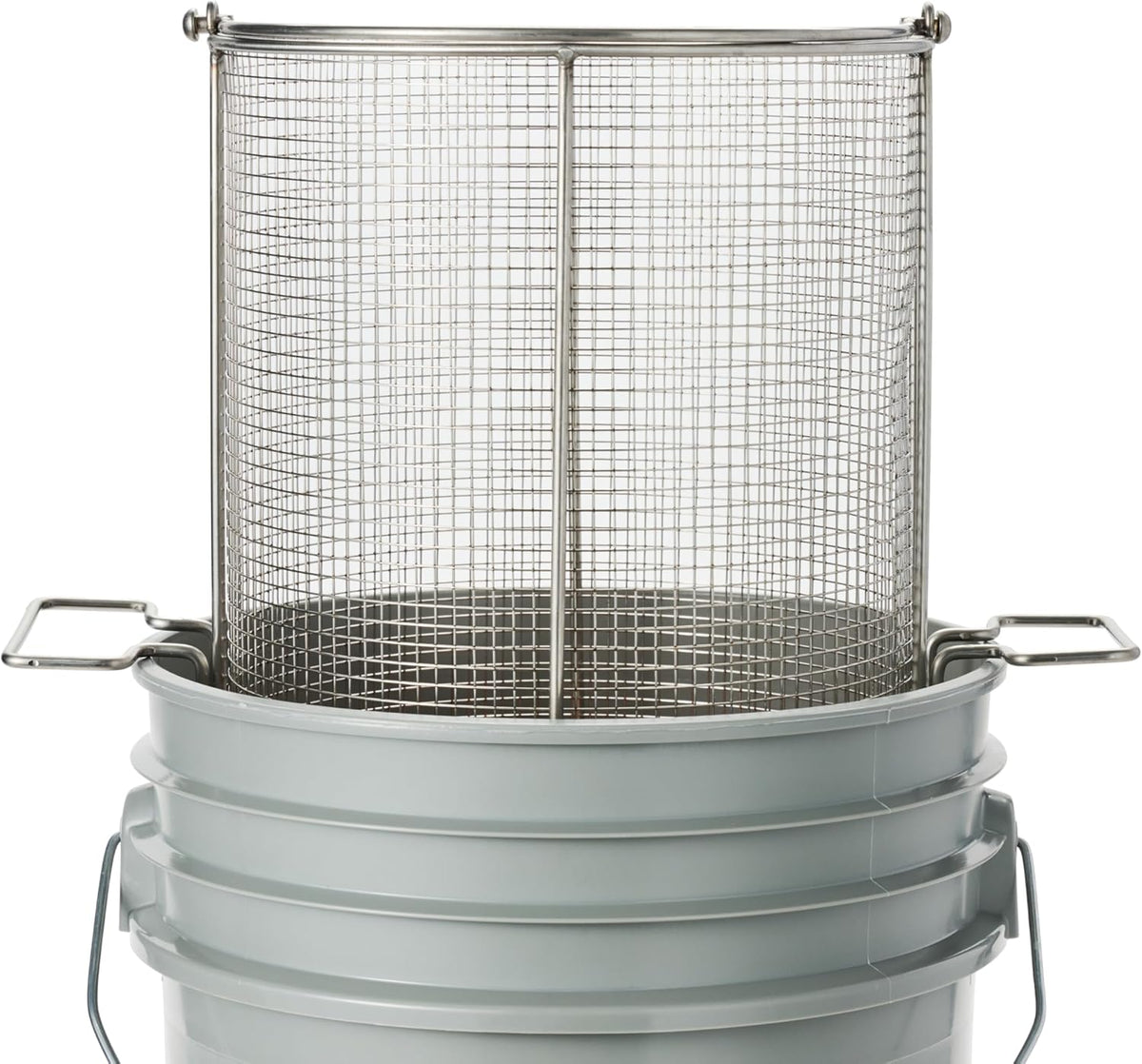 Dip N’ Drain – The Ultimate Stainless Steel Parts Cleaning Basket | Fits Any 5-Gallon Bucket, 1/4″