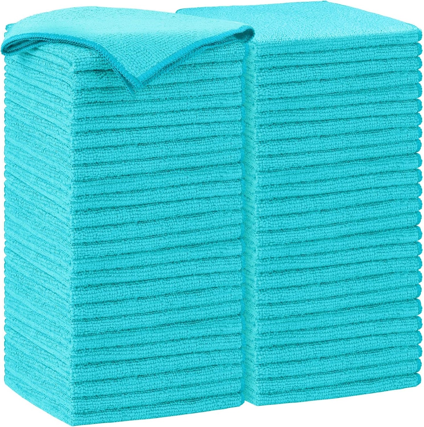 AIDEA Microfiber Cleaning Cloth-50PK, Soft Microfiber Towels for Cars, Absorbent Cleaning Rags