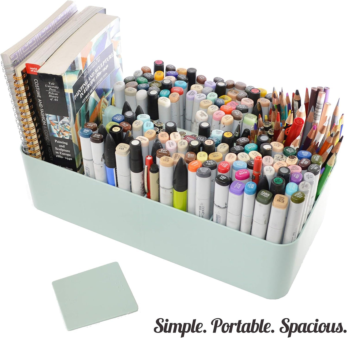 2 PACK - Portable DIY 8 Dividers Durable Plastic Tote Basket Bin Tool & Supply Cleaning Caddy with