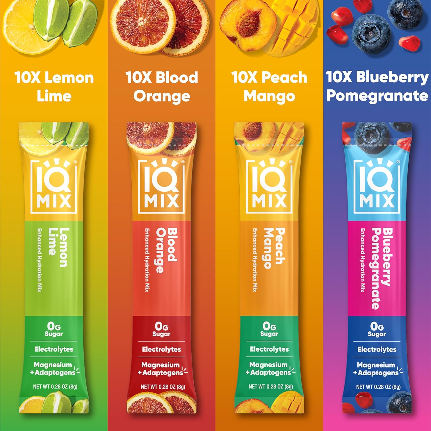 IQMIX Hydration Electrolyte Powder – 4-in-1 Formula for Hydration, Mental Clarity, Mood and