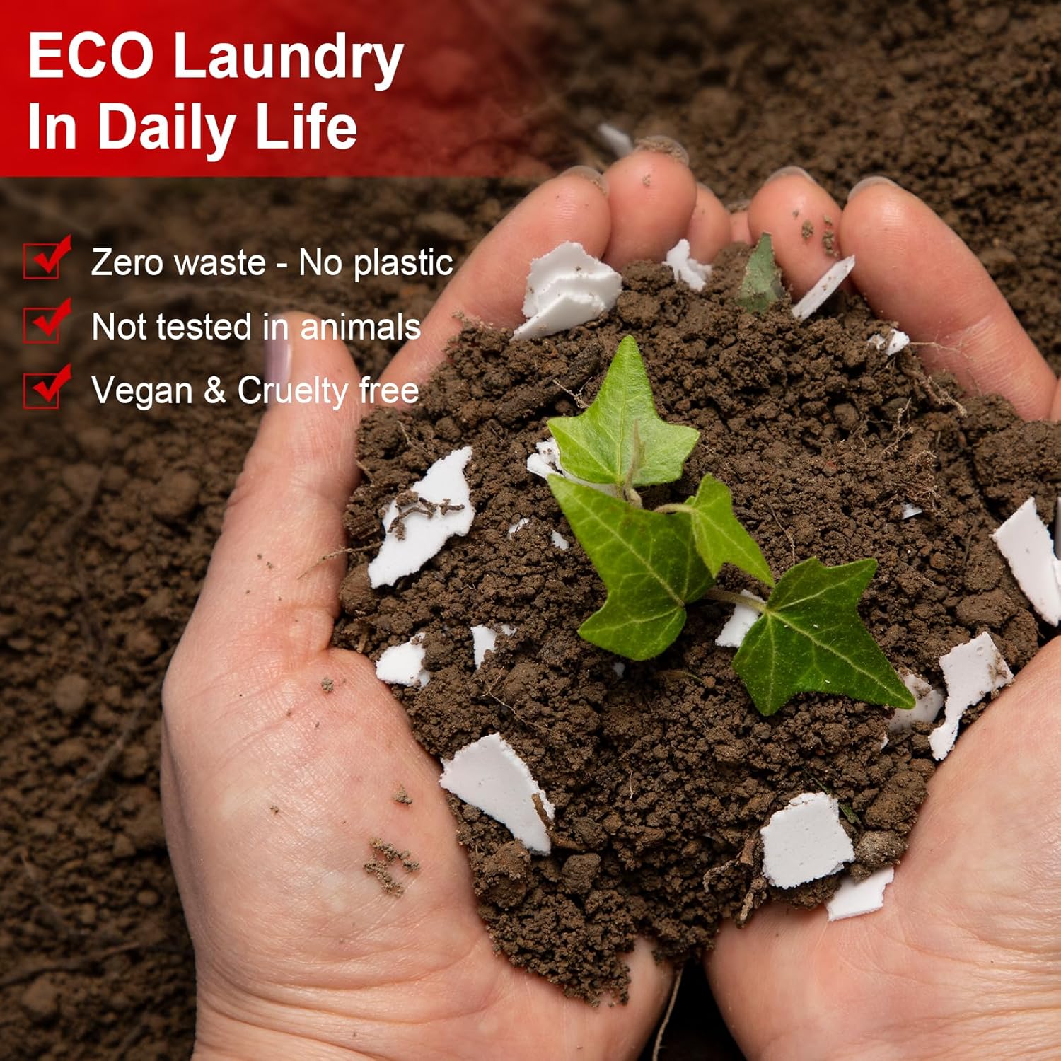 Laundry Detergent Sheets, Up To 128 Loads Berry Scent Hypoallergenic Eco-Friendly, Biodegradable