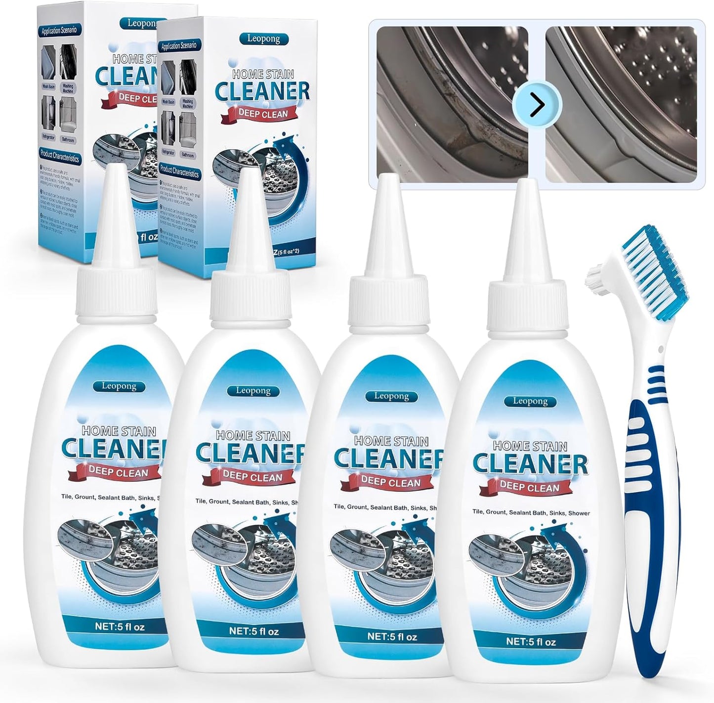 Home Cleaner Gel, Cleaner for Washing Machine, Refrigerator Strips, Household Shower, Kitchen