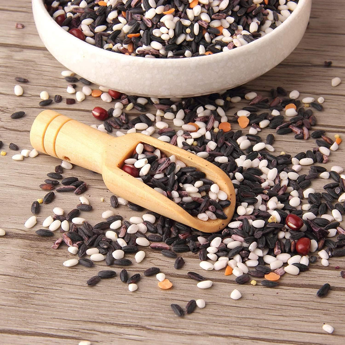 8pcs Mini Wooden Spoons，Mini Bamboo Spoons for Bath Salts, tea scoop, Washing Powder spoon，wooden
