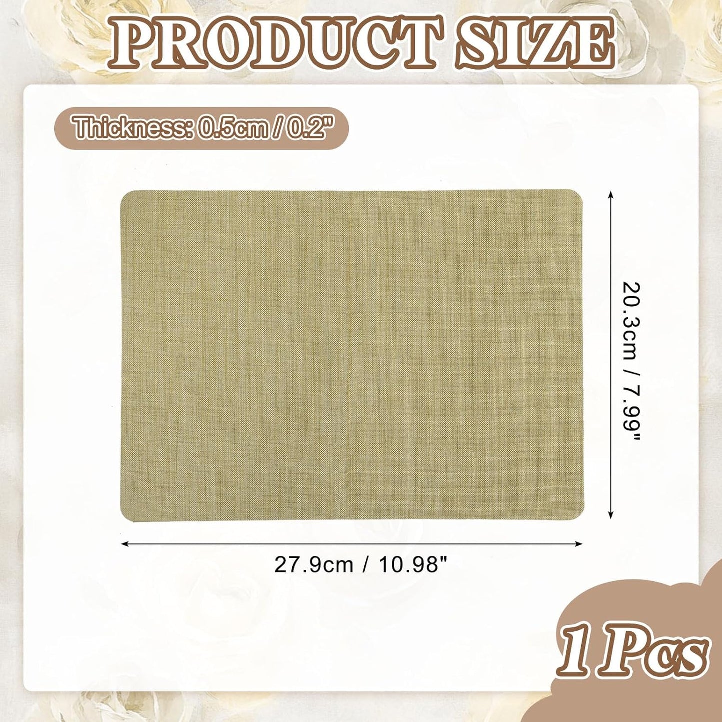 PATIKIL Linen Repair Patch, 8 x 11 Inch Self-Adhesive Linen Fabric Repair Patches for Sofa Couch