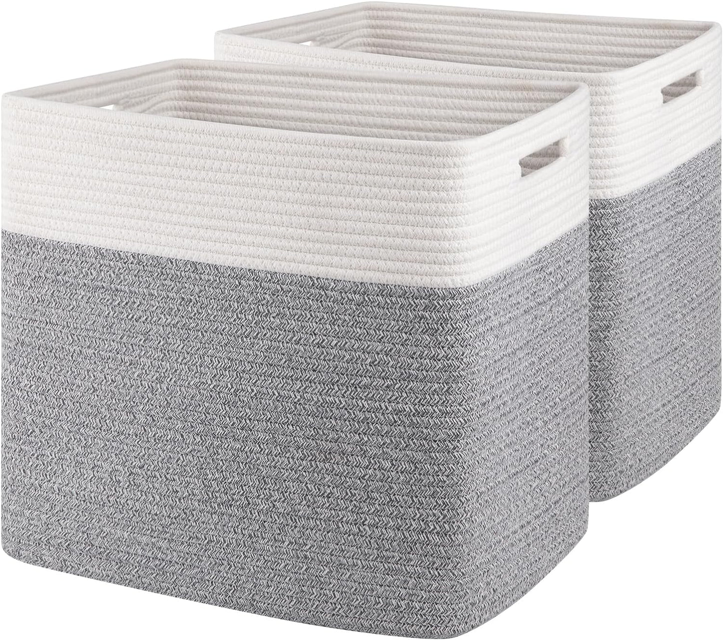 OIAHOMY Storage baskets for Shelf, Toy Storage Basket, Large Collapsible Storage Bins, Blanket