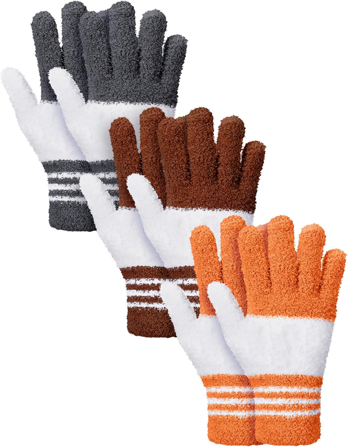 Patelai 3 Pairs Microfiber Plant Dusting Gloves Leaf Cleaning Gloves for Indoor Plants, Blinds
