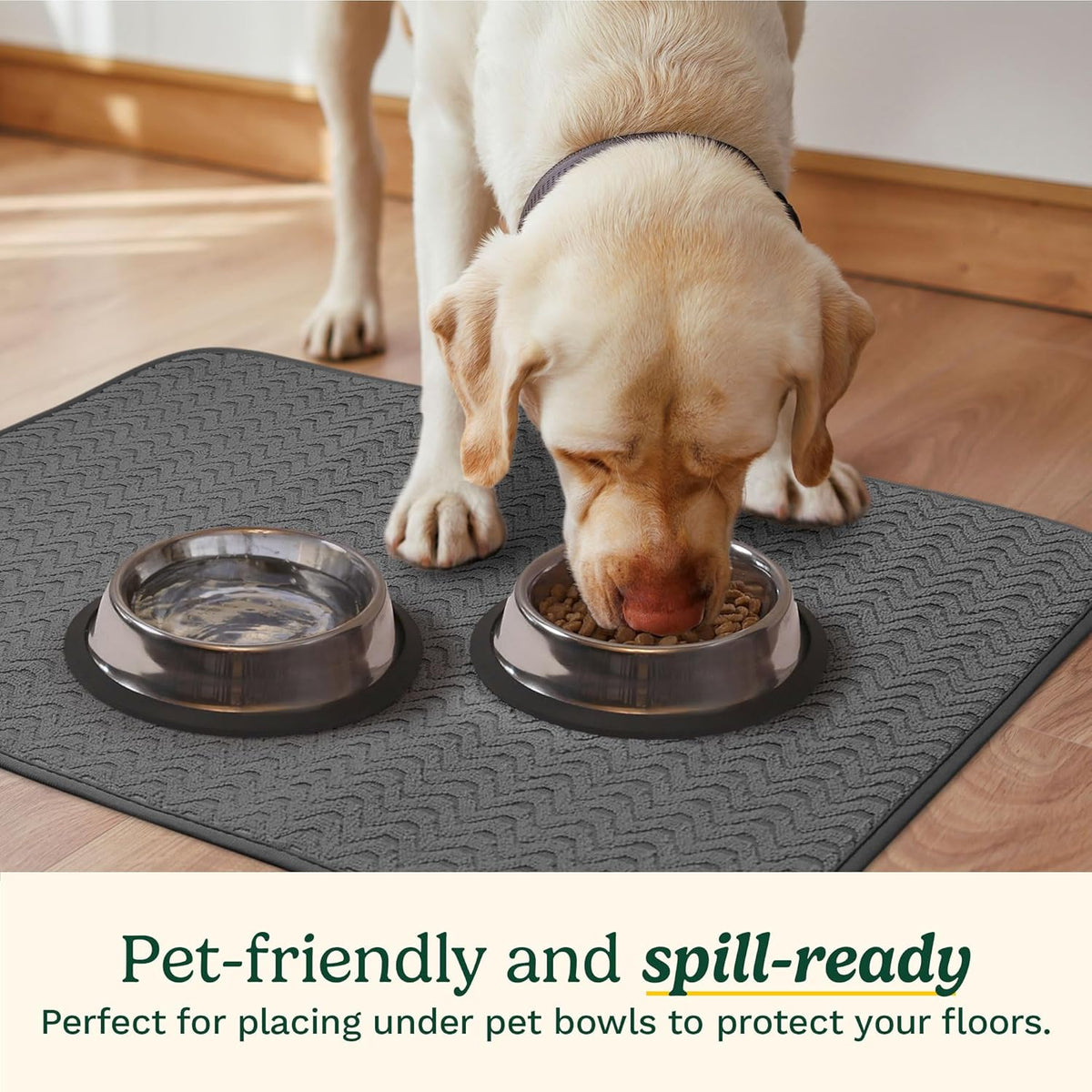 Cuisinart Dish Drying Mats for Kitchen Counter - (2) 18" x 24" Ultra Absorbent Dish Drying Mat XL