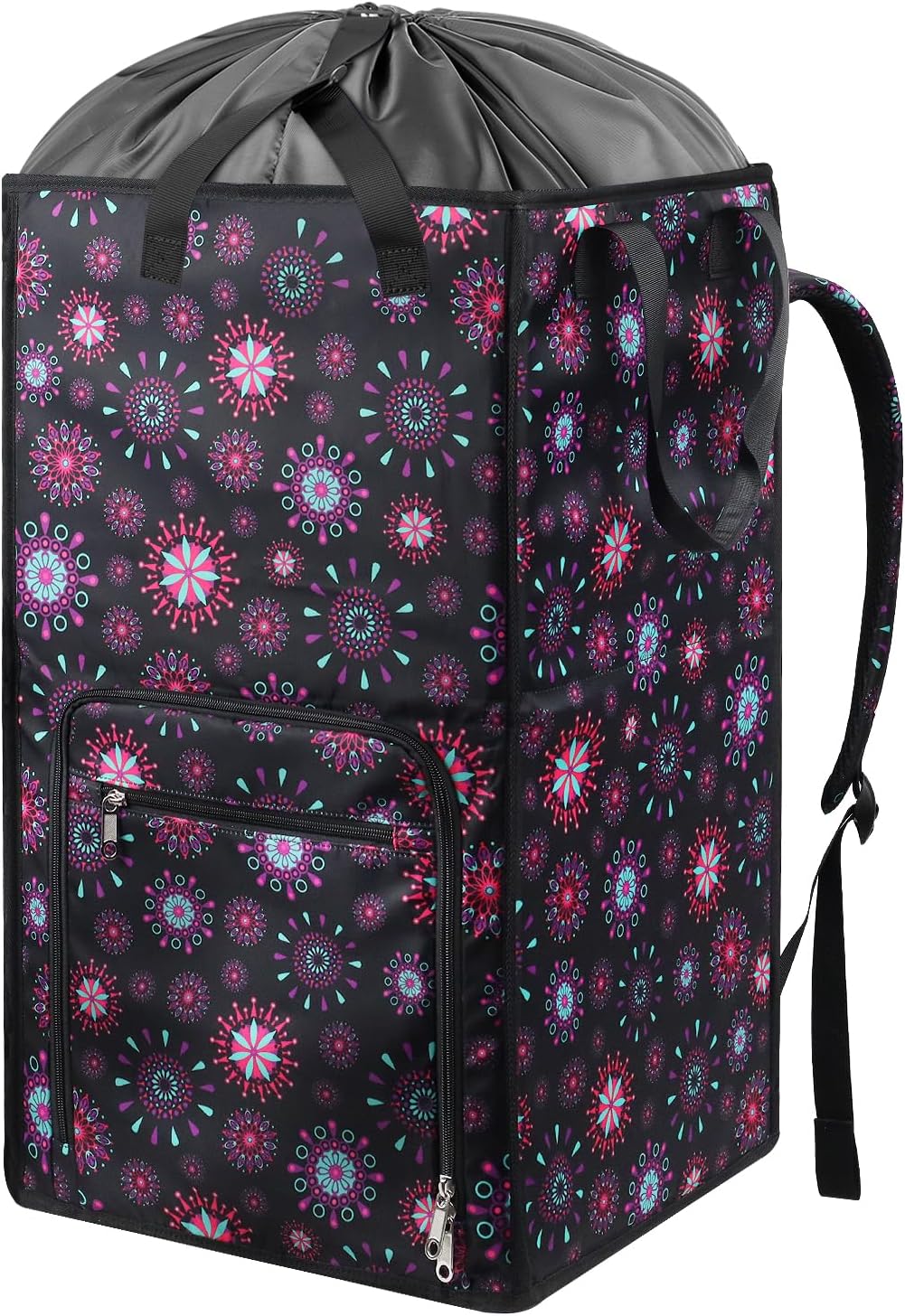 Bukere Laundry Backpack Bag for Women Girls, Extra Large Laundry Basket Hamper for College Dorm