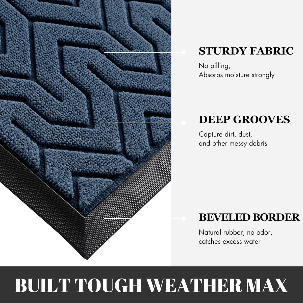 Yimobra 72x24 Indoor Outdoor Runner Rug, Heavy-Duty Waterproof Entrance Mat for High Traffic Areas