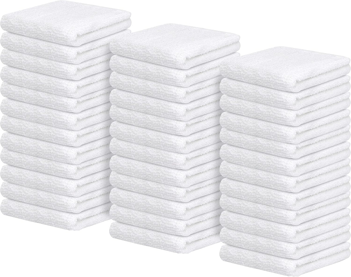 Avalon Towels Terry Bar Mop Towels (Value Pack of 36) Size 16"x19" – Absorbent and Durable
