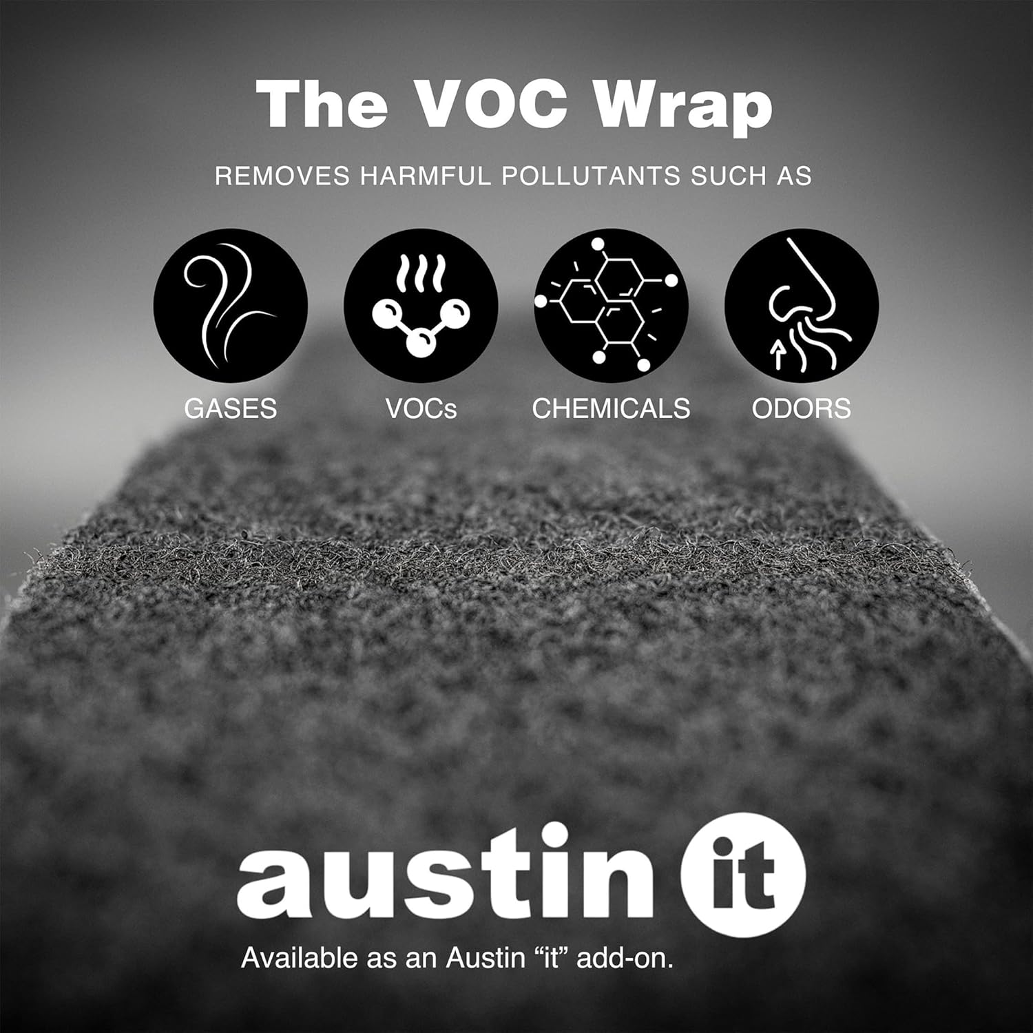 Austin Air it Room Air Purifier with VOC Carbon Wrap Air Filters - Personal Air Filter Single Room