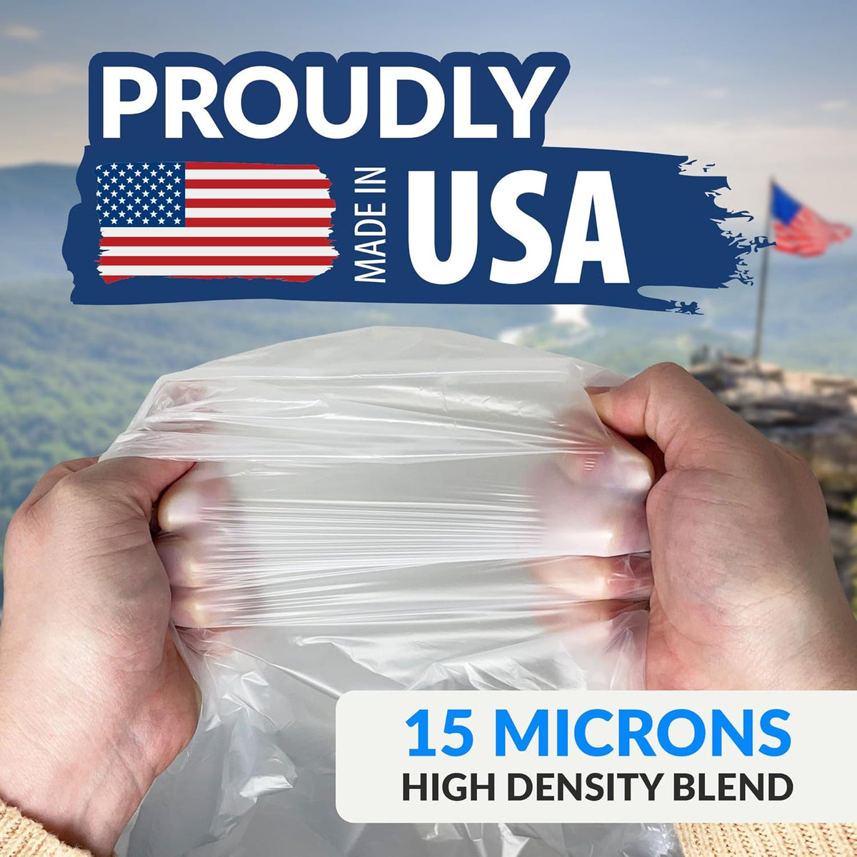 Reli. Premium 50 Gallon Trash Bags | 200 Count | Made in USA | Heavy Duty | Bulk | SuperValue |