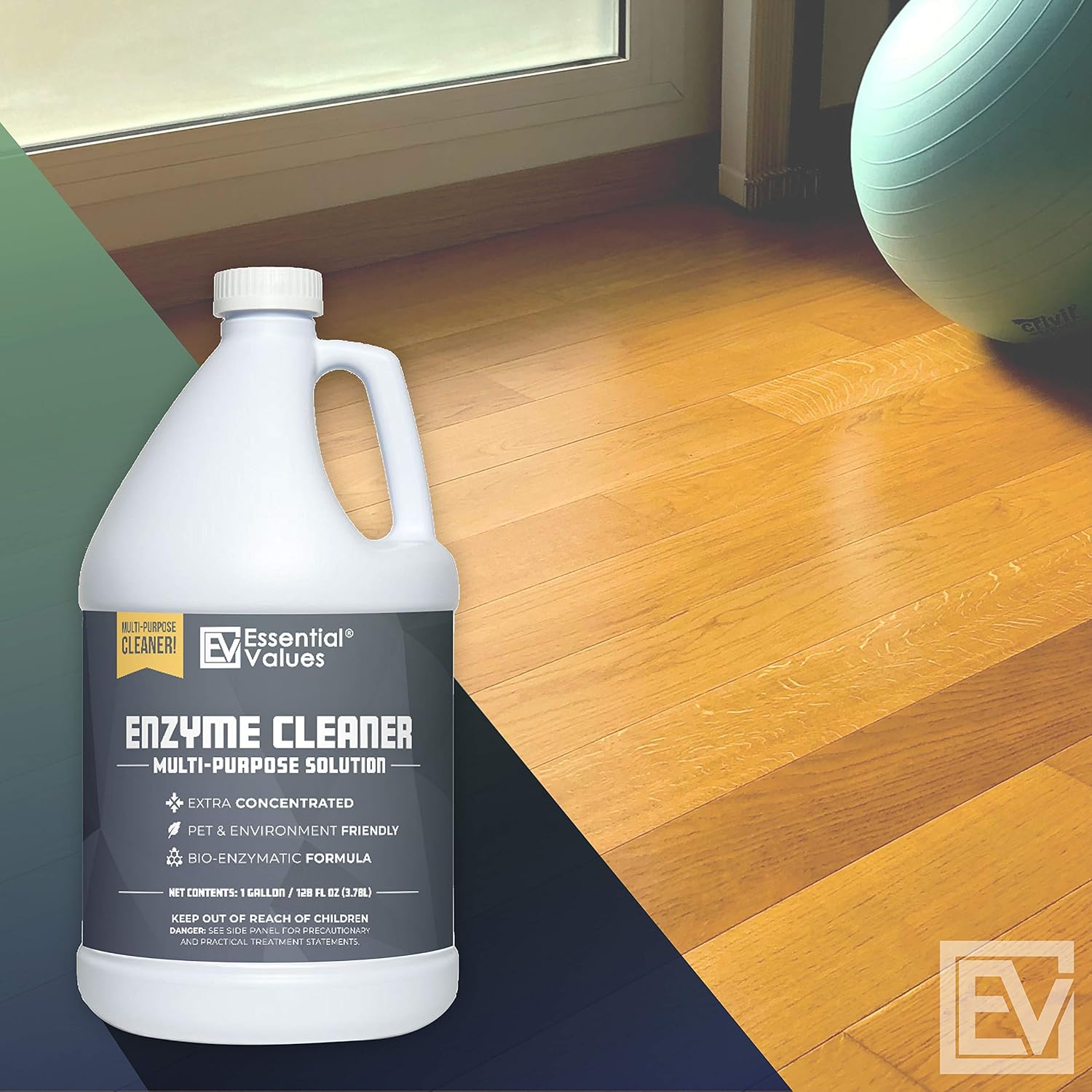 Enzyme Cleaner (1 Gallon / 128 Fl OZ), Drain Cleaner, Made in USA – Multi-Purpose Solution- Stop