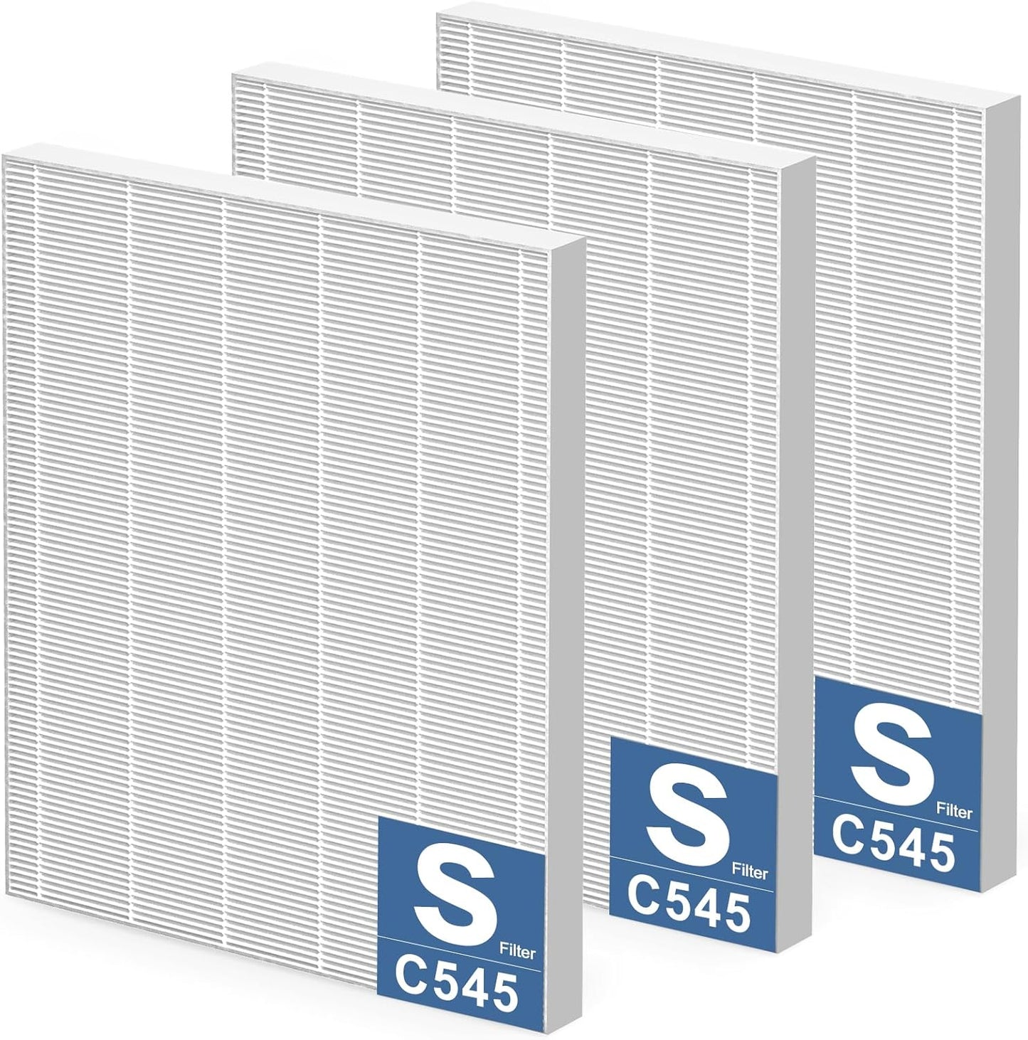 3 Pack C545 HEPA Replacement Filter S Compatible with Winix C545 Air Purifier, Replaces Part