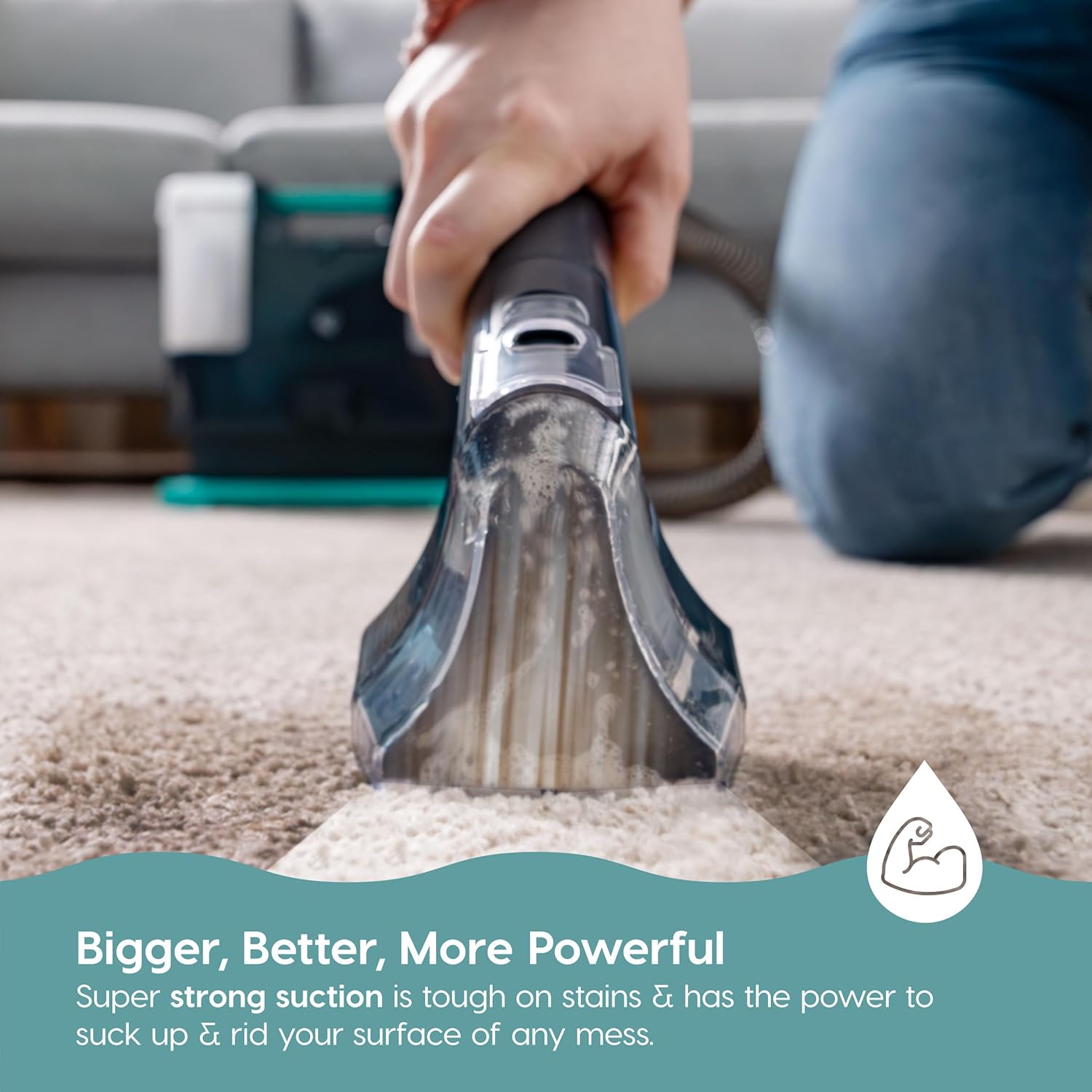 IRIS USA Carpet Spot Cleaner Machine 110V with Auto Spray for Low Pile Carpet, Couch, Sofa
