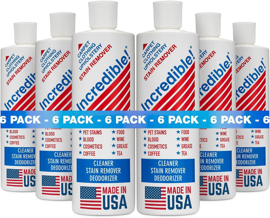 INCREDIBLE! Stain Remover - Commercial Pack Quantity, Professional Stain Cleaner For Carpets