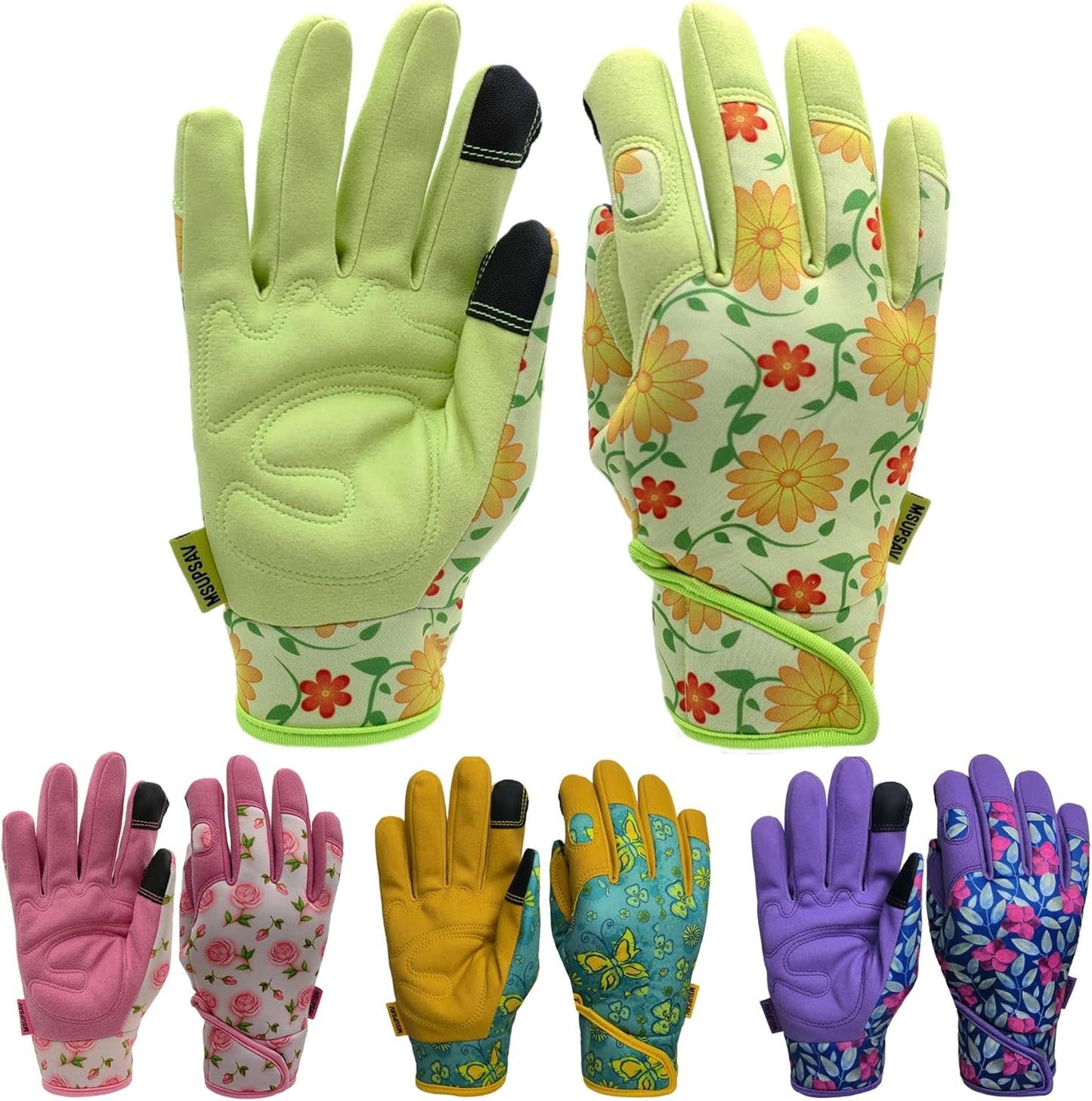 Thorn Proof&Puncture Resistant Gardening Gloves with Grip,Garden Gloves for Women, Leather Work