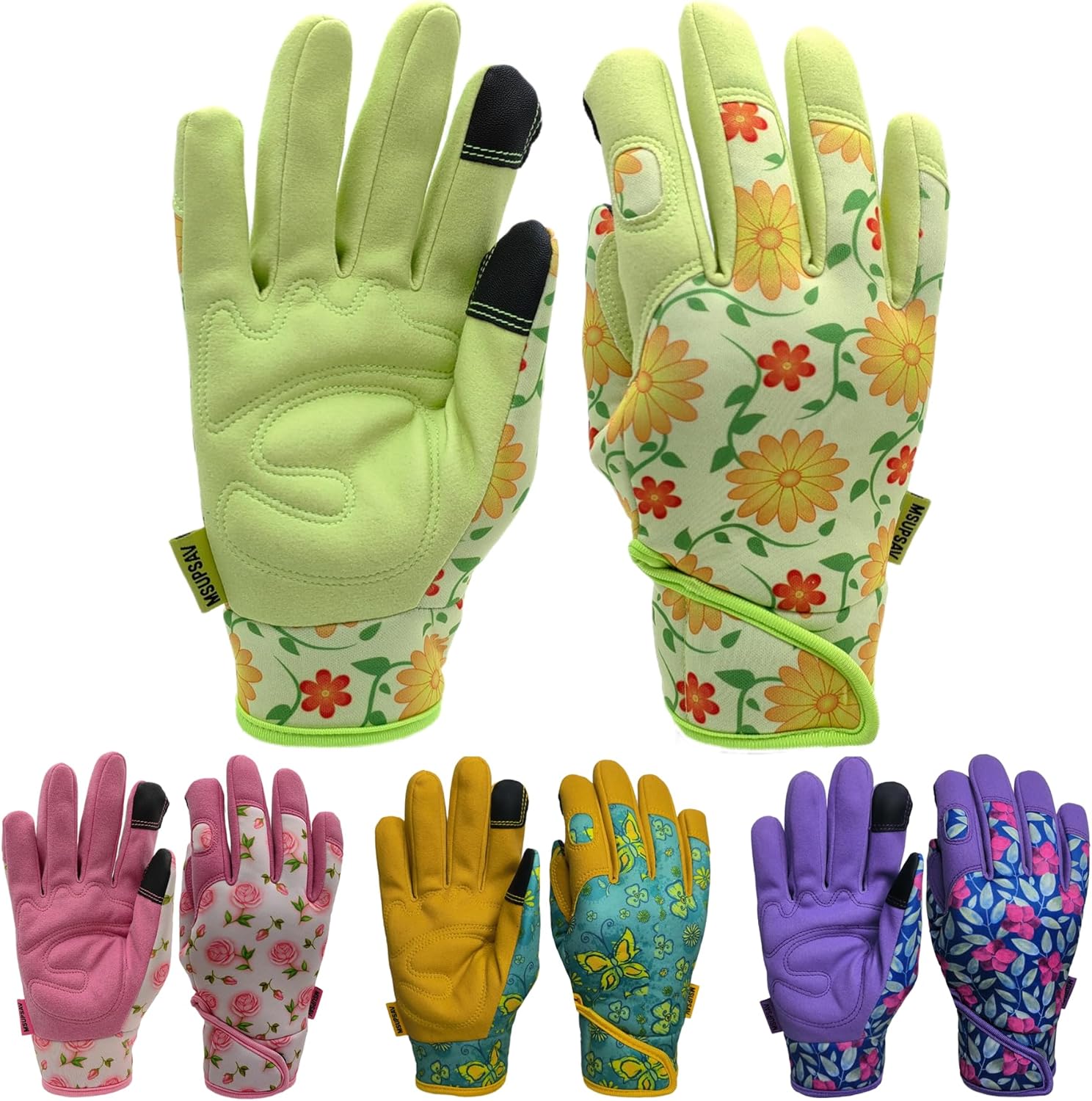 Thorn Proof&Puncture Resistant Gardening Gloves with Grip,Garden Gloves for Women, Leather Work
