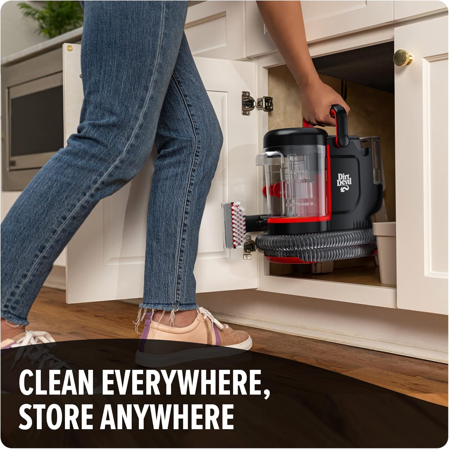 Dirt Devil Portable Spot Cleaner Machine for Carpet and Upholstery, Powerful Suction Spot Cleaning