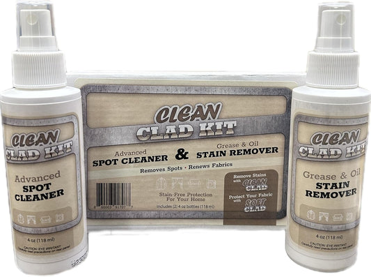 Upholstery Cleaner Kit – 2-Pack Stain Removers for Couch, Sofa, Car Seats & Carpet – Targets